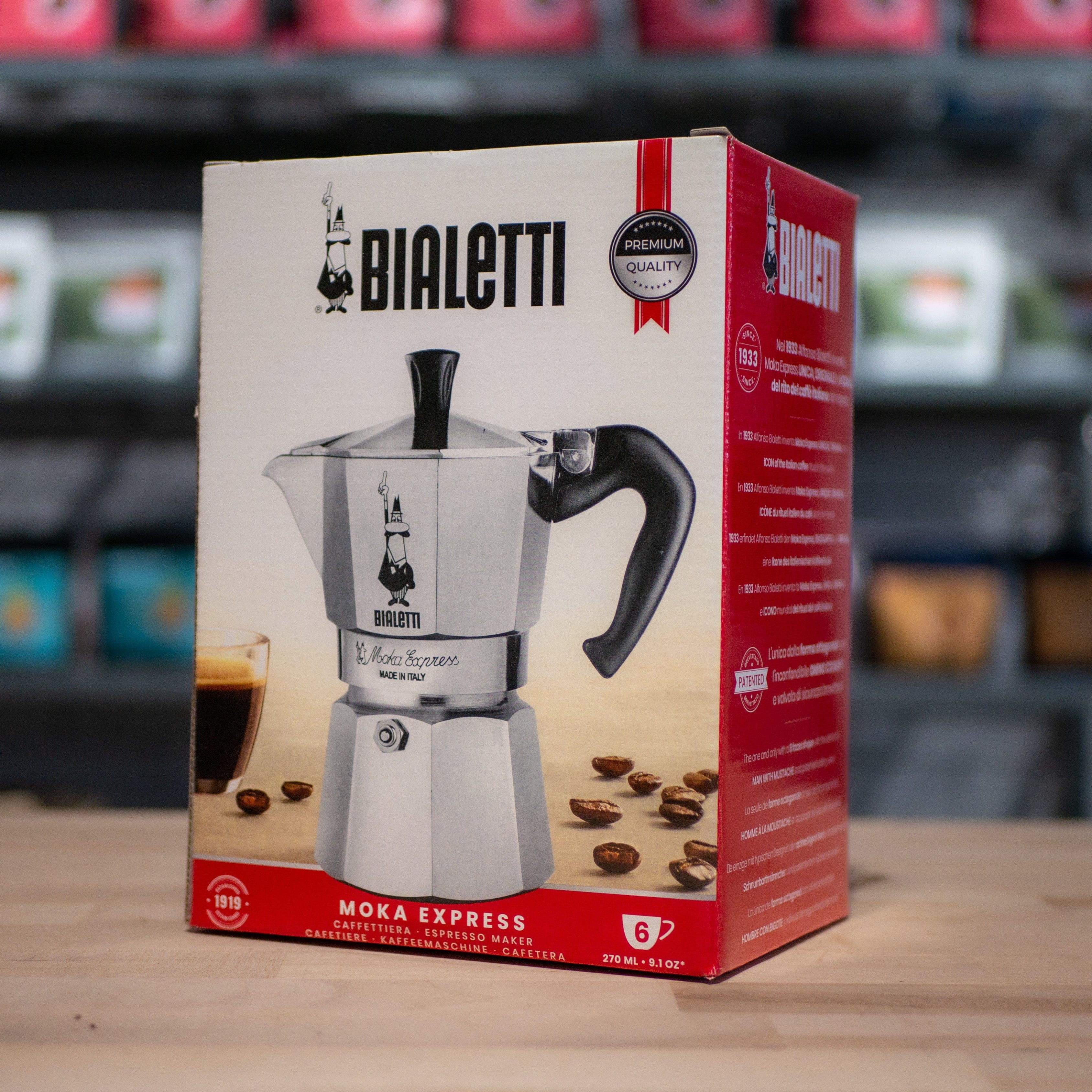 Cafetera Italiana BIALETTI - MOKA EXPRESS