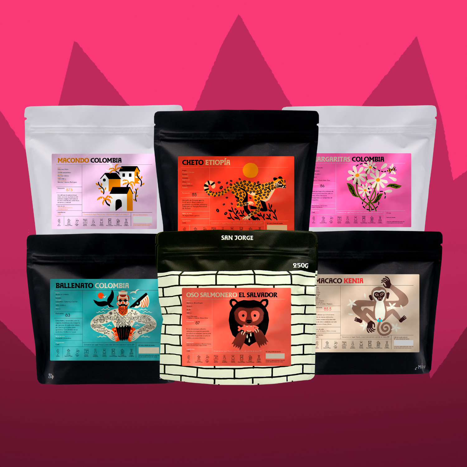 Pack "Lo Quiero TODO" con 6 cafés