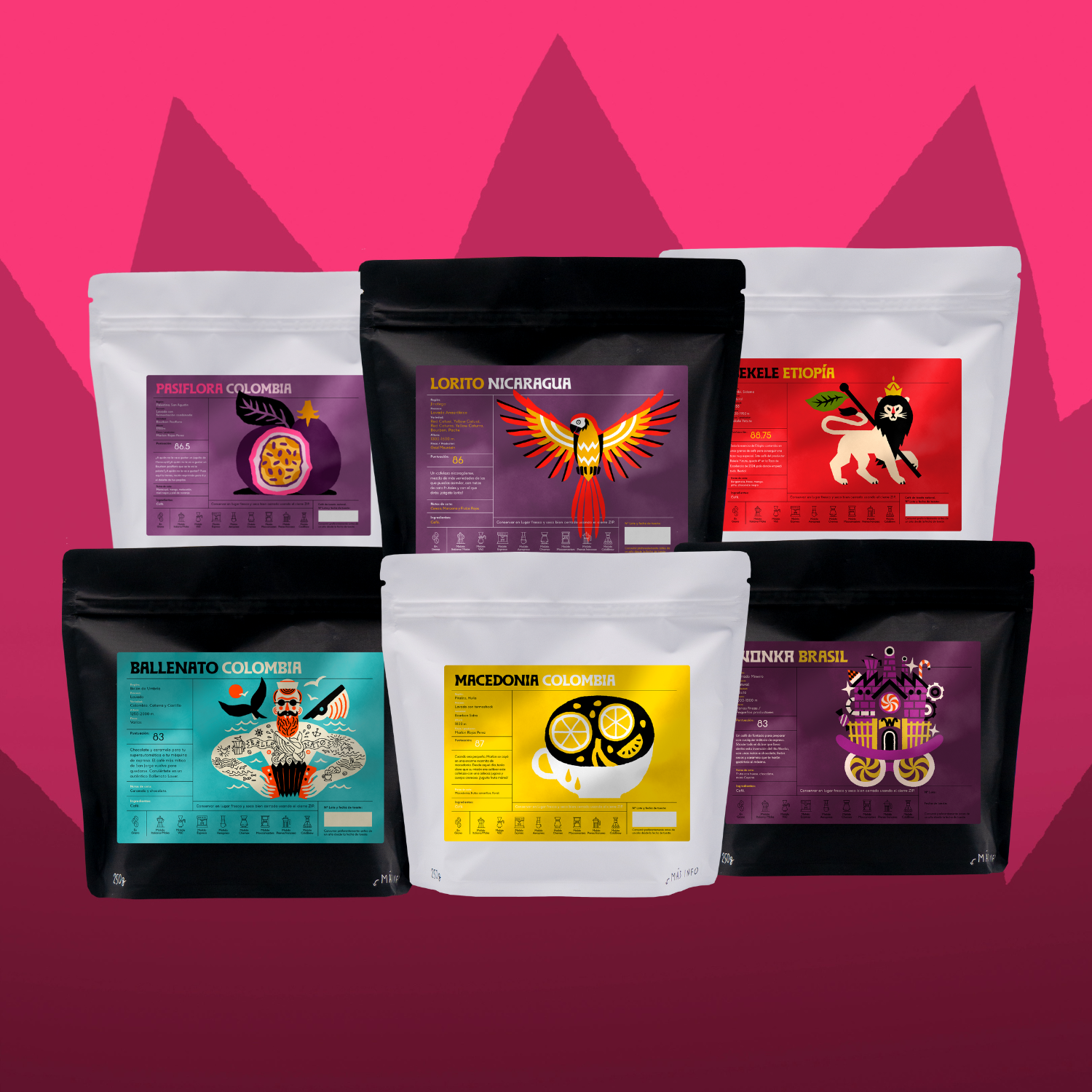 Pack "Lo Quiero TODO" con 6 cafés