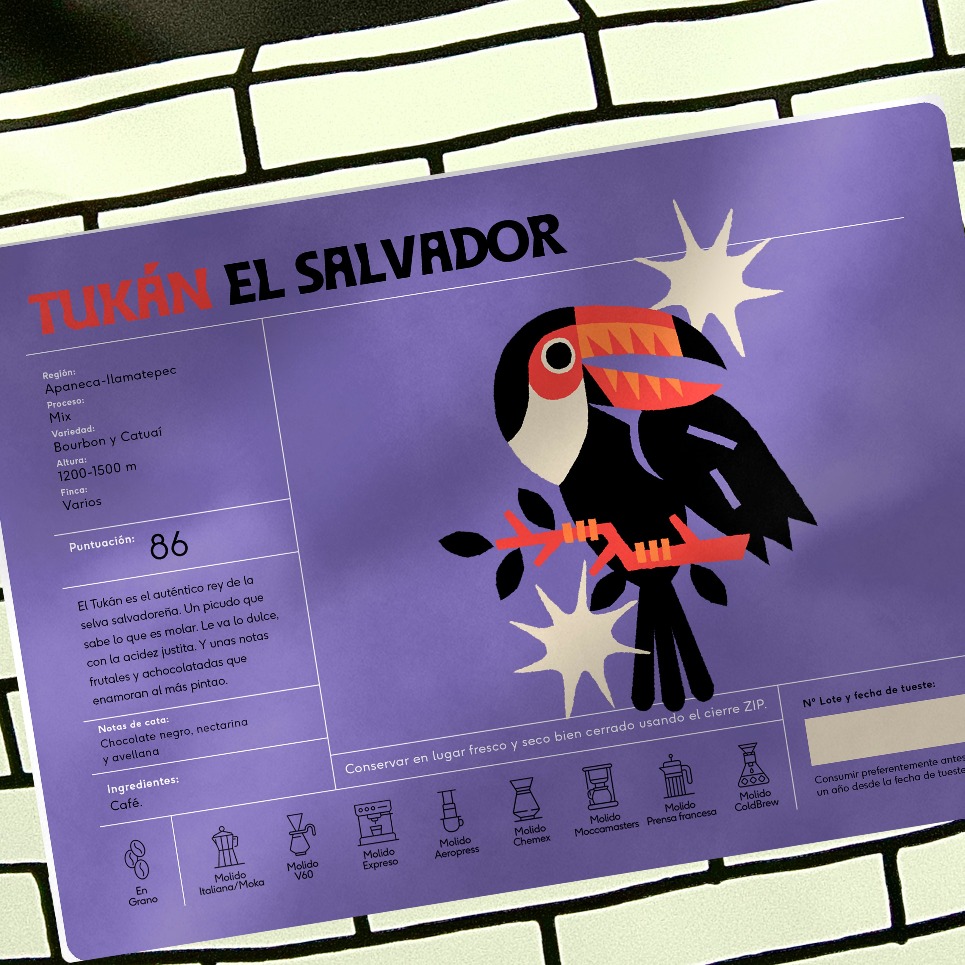 Tukán de El Salvador (1kg)