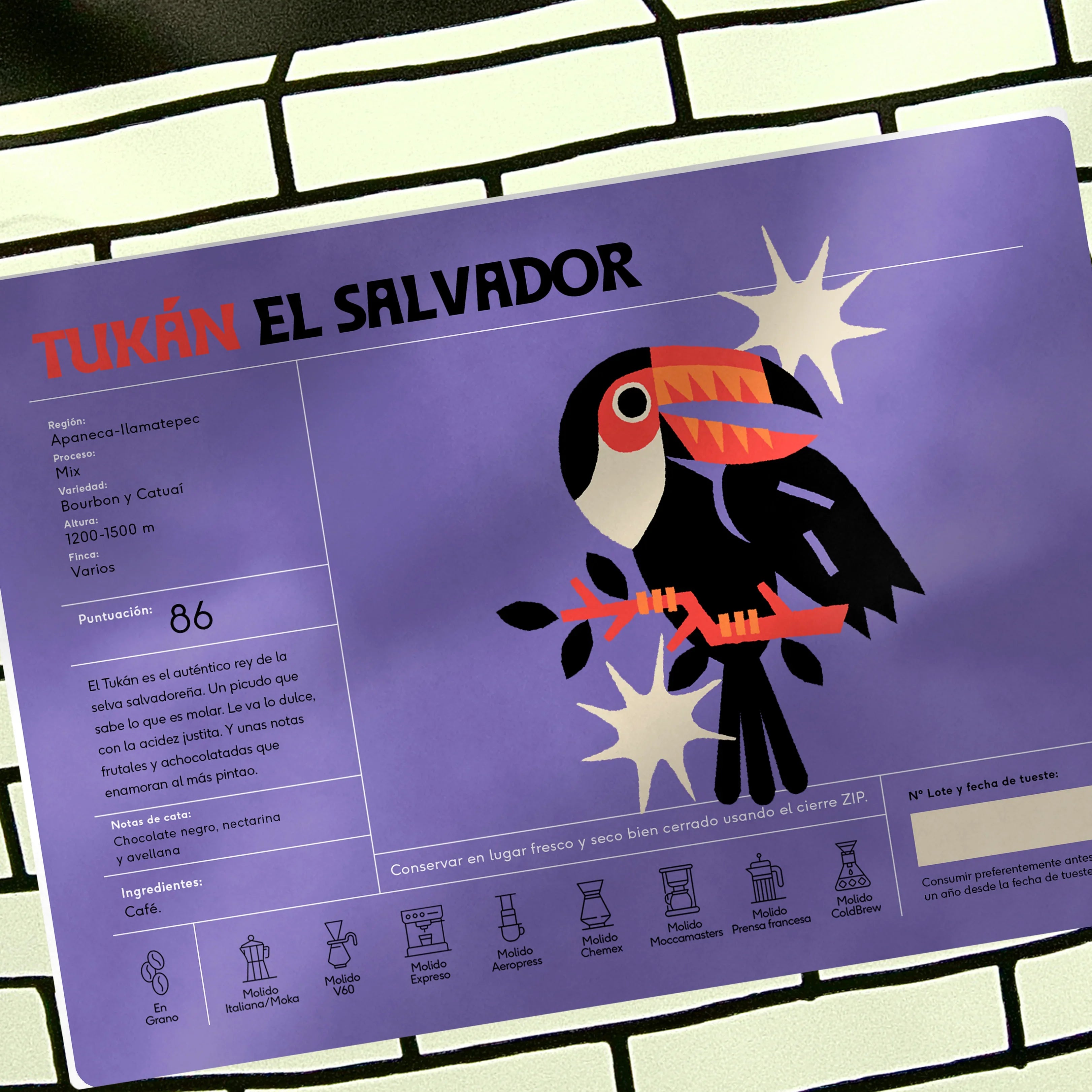 Tukán de El Salvador (1kg)