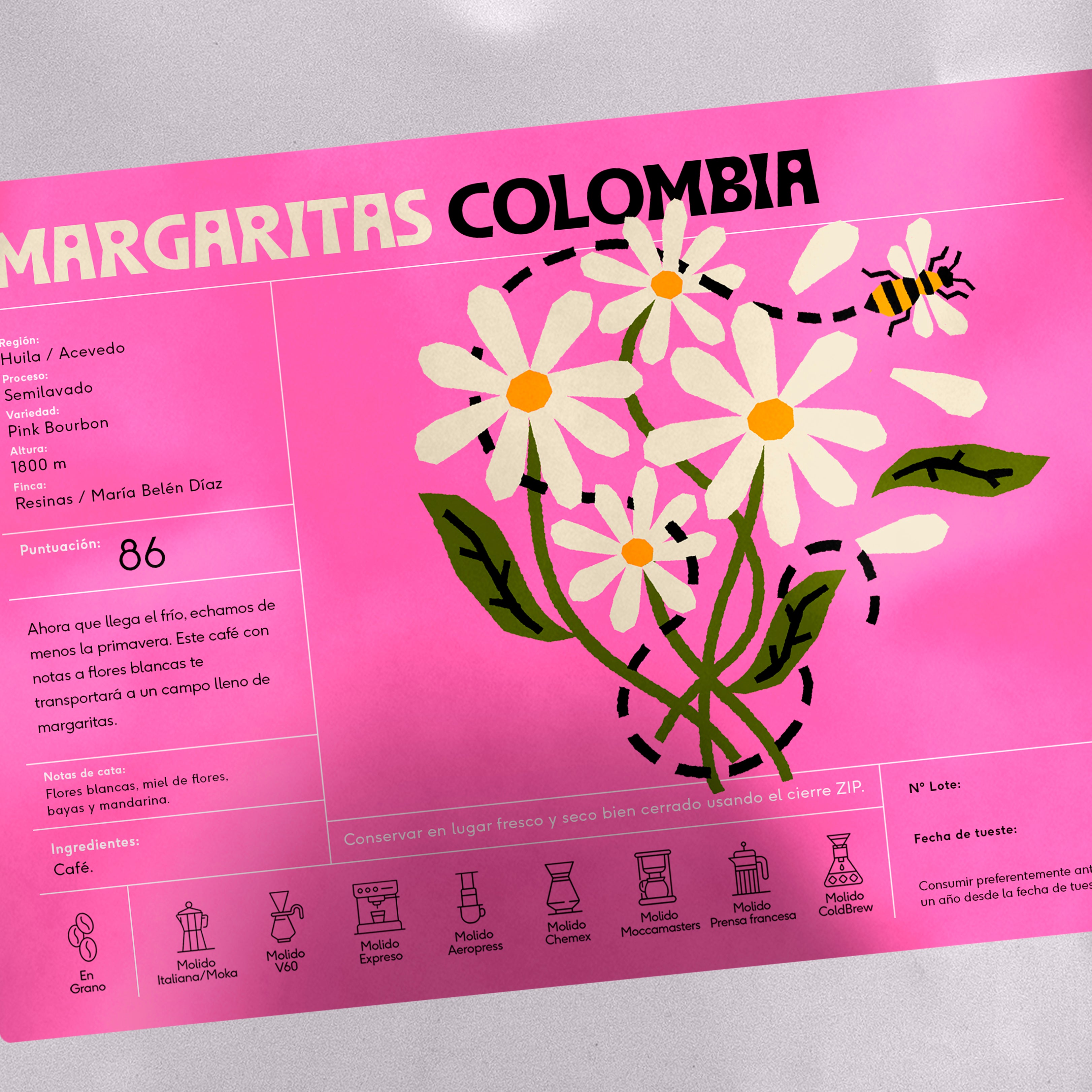 MARGARITAS de COLOMBIA (1 Kg.)