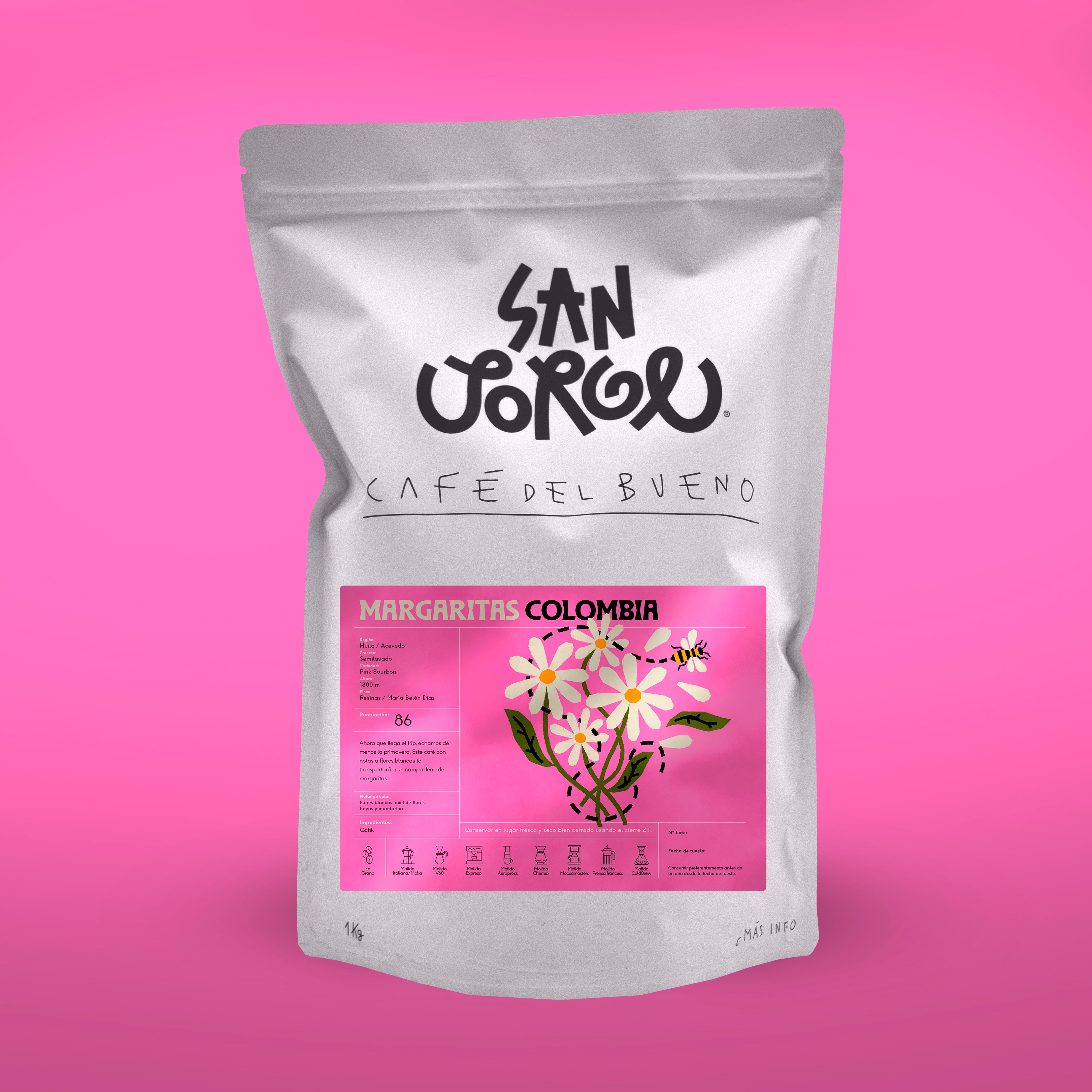 MARGARITAS de COLOMBIA (1 Kg.)