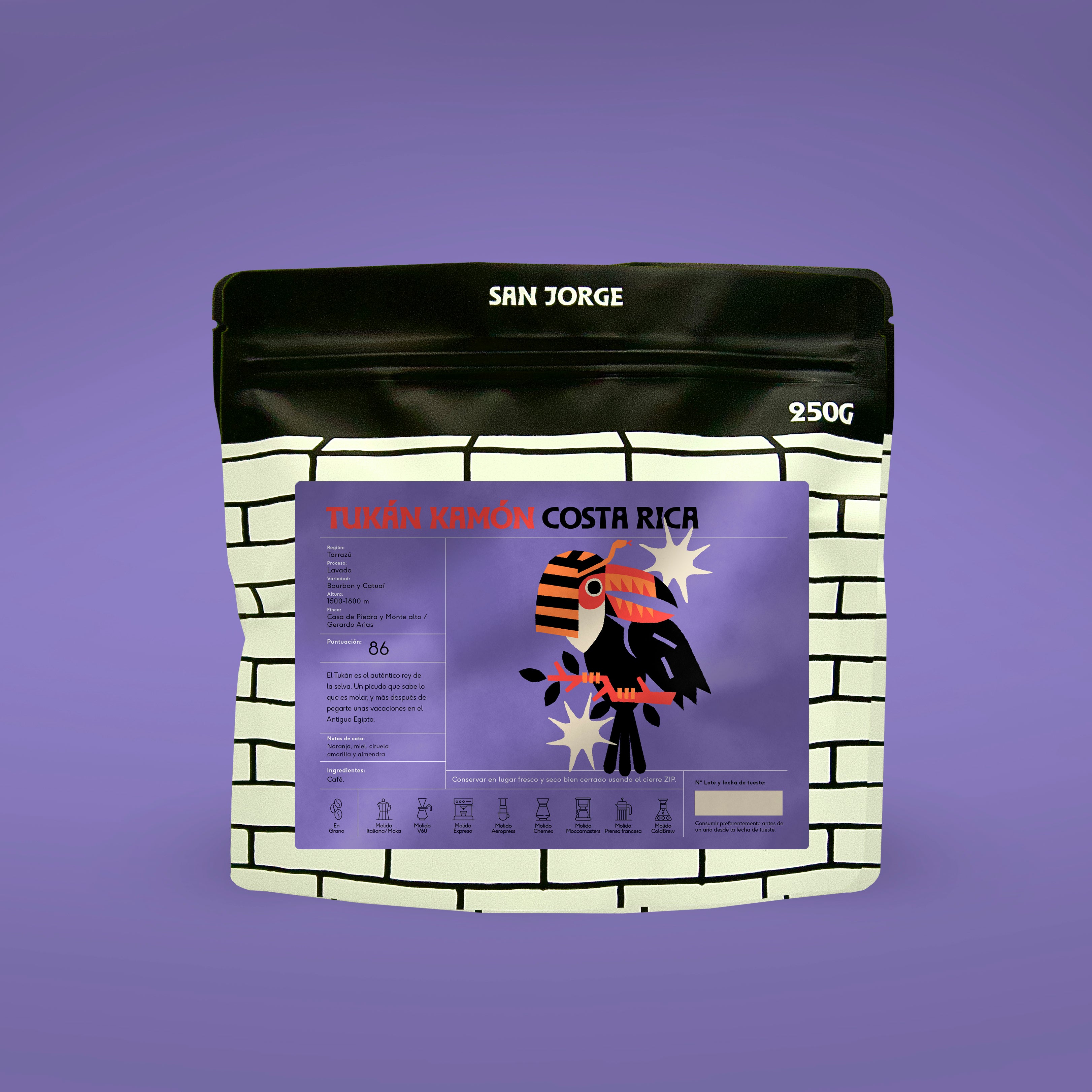 TUKÁN KAMÓN de Costa RIca (250 gr)