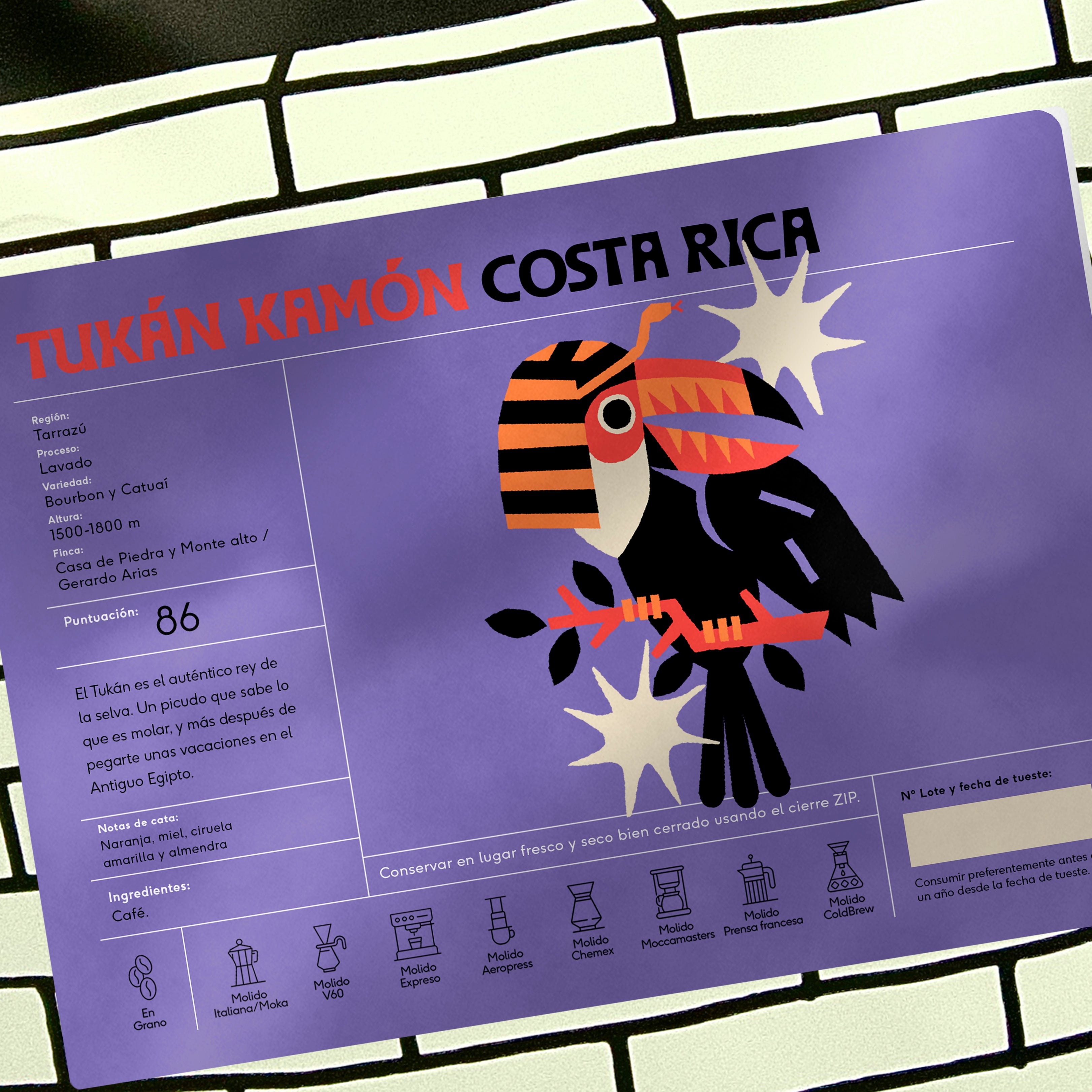 TUKÁN KAMÓN de Costa Rica (1kg)