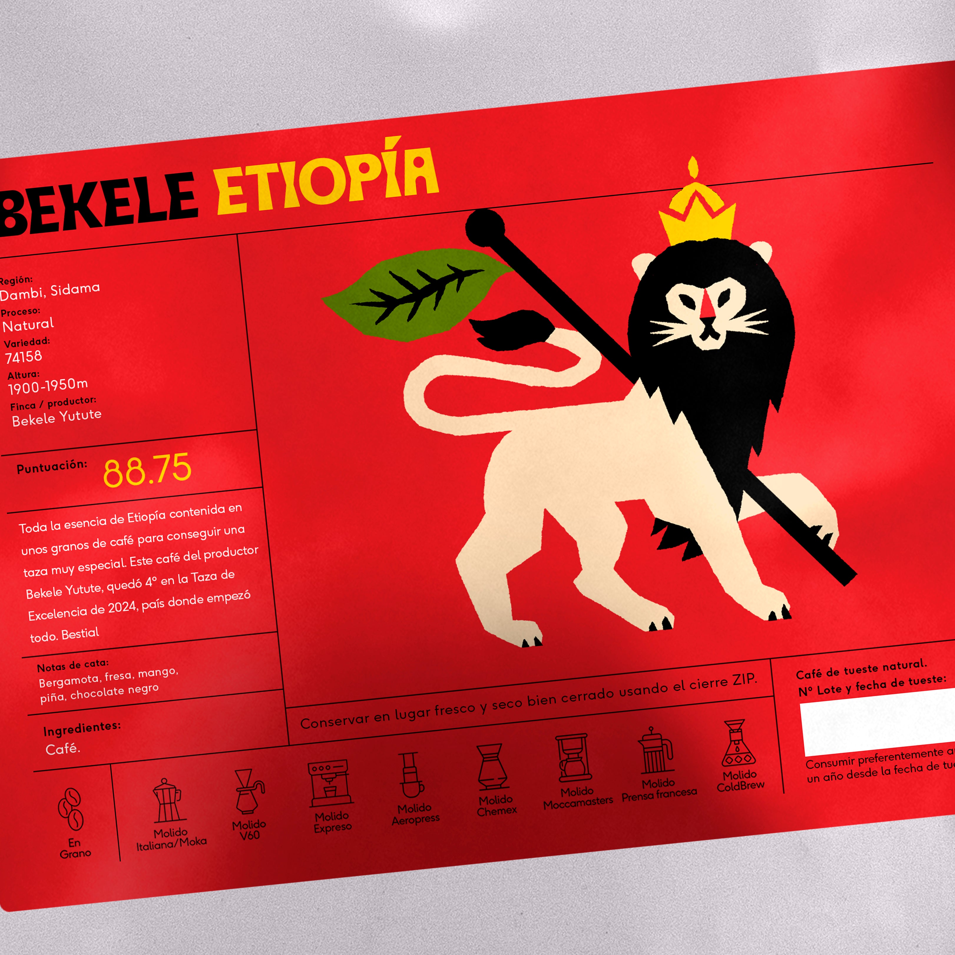 BEKELE de Etiopía (1kg)