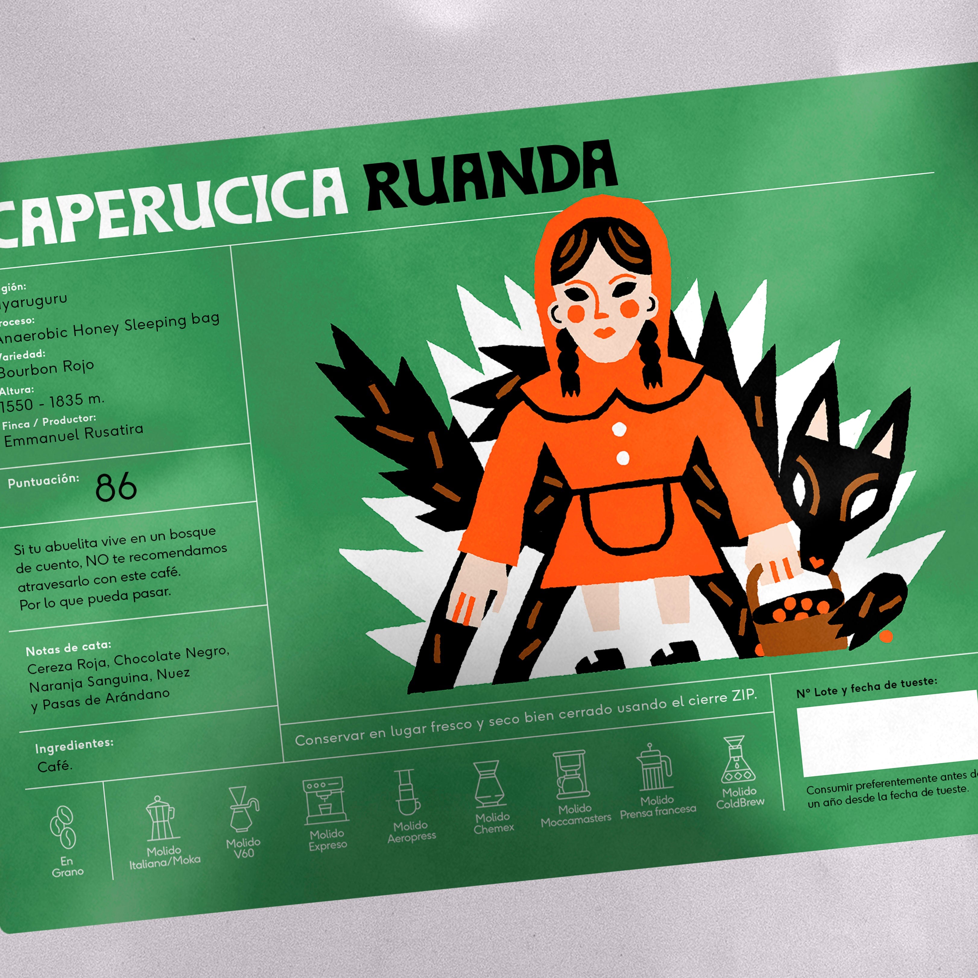 Caperucica de Ruanda