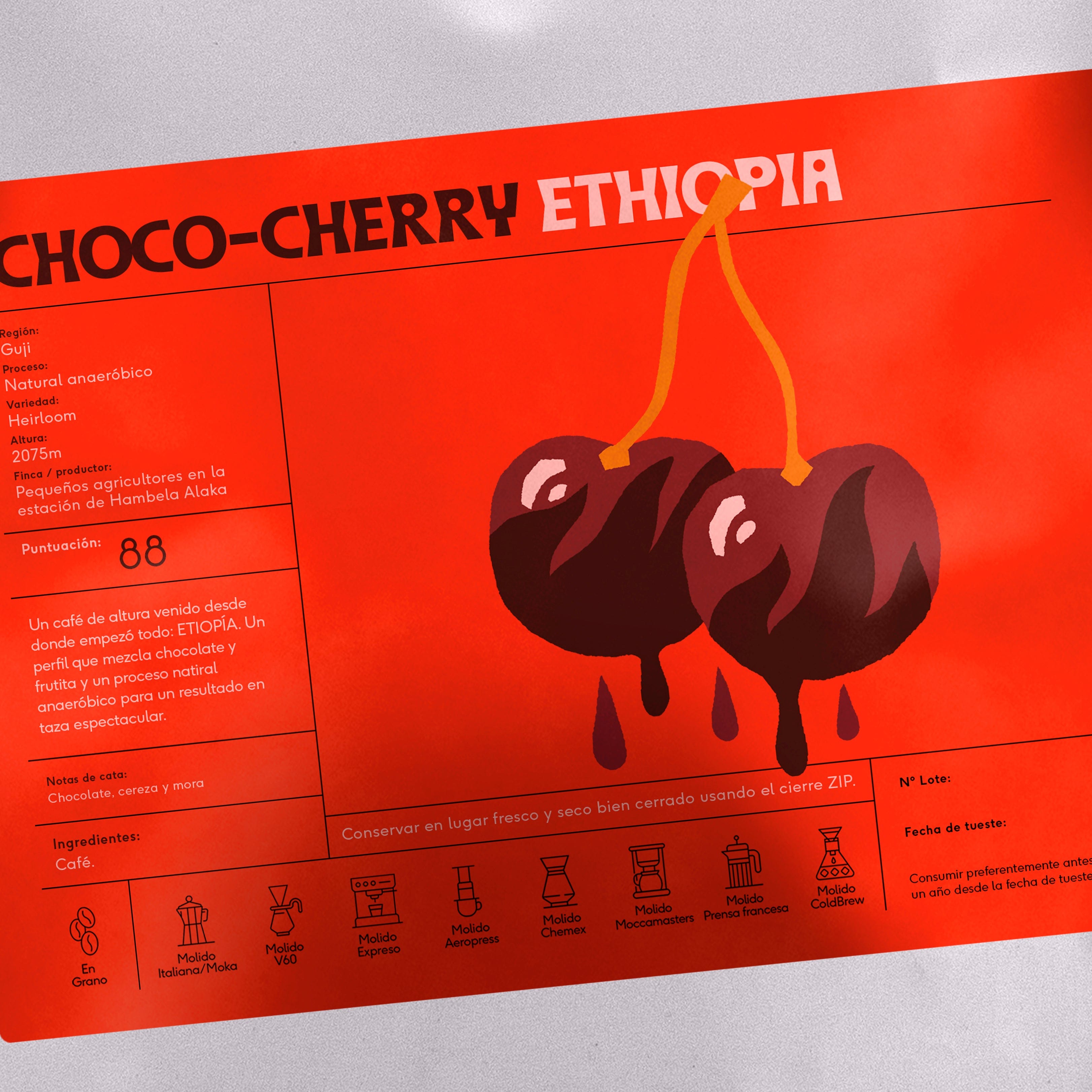 CHOCO-CHERRY de Etiopía