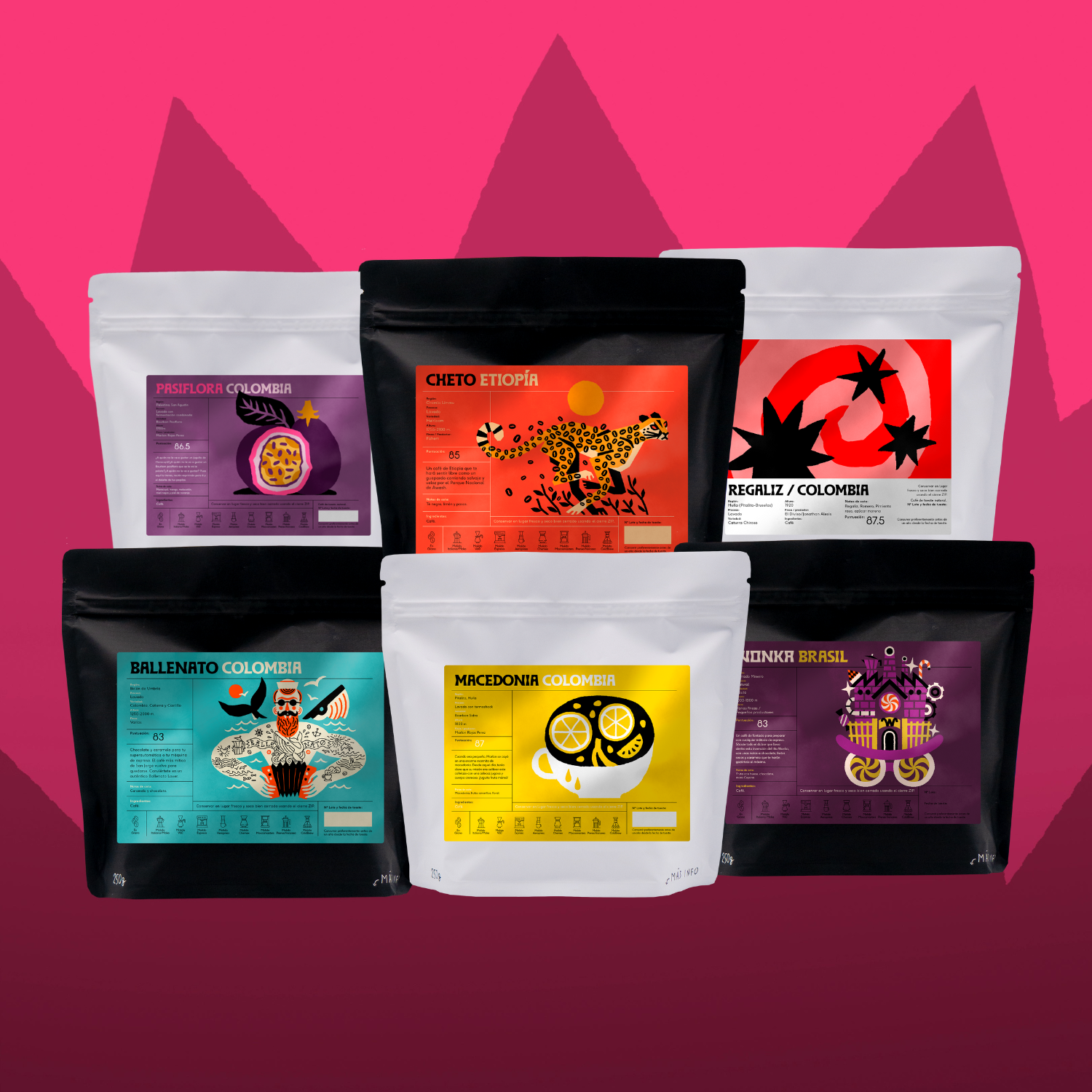 Pack "Lo Quiero TODO" con 6 cafés