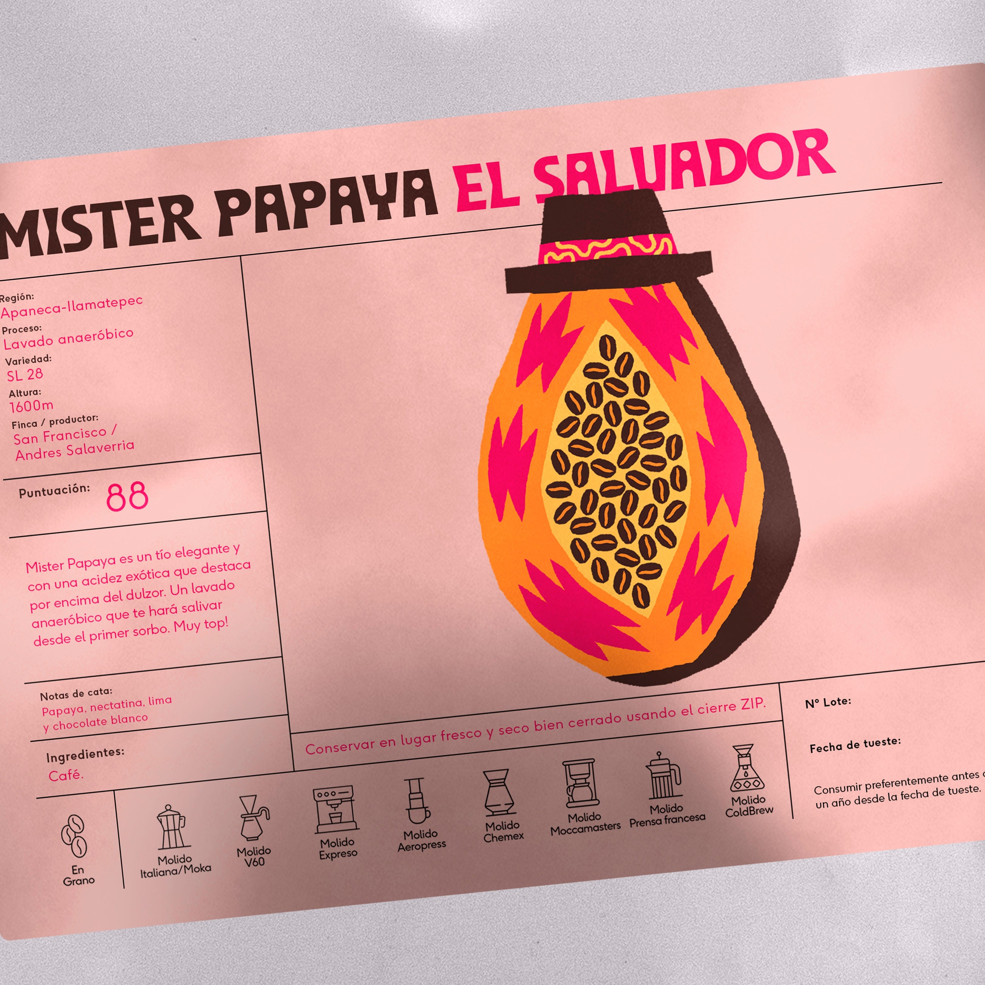 Mister Papaya de El Salvador