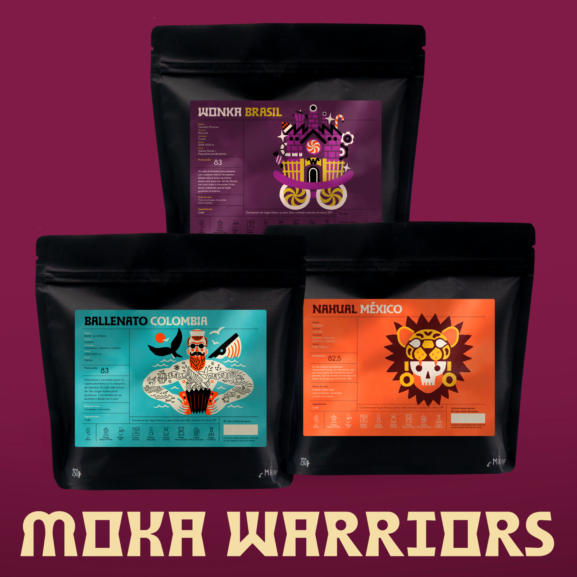 Pack MOKA WARRIORS