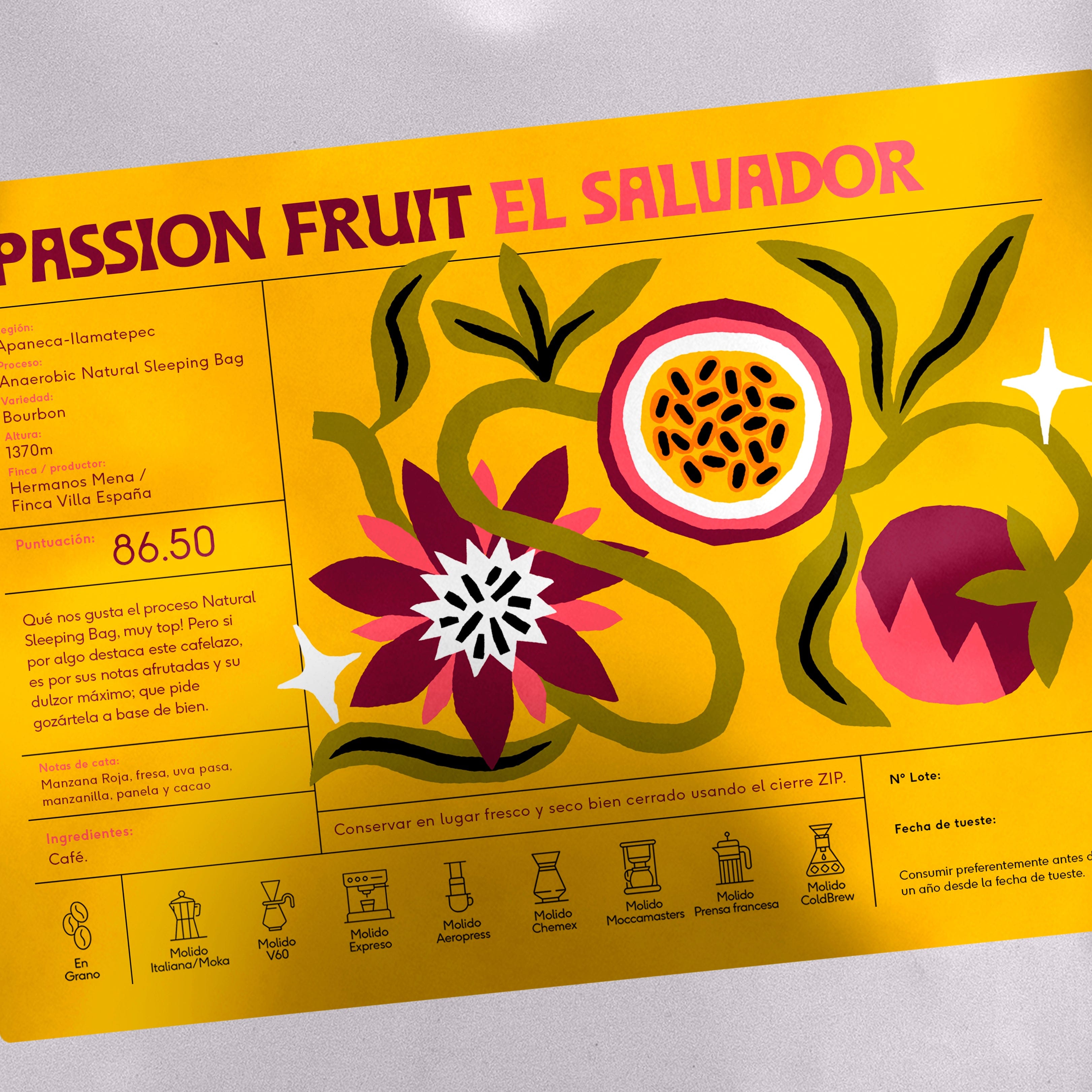 Passion Fruit de El Salvador