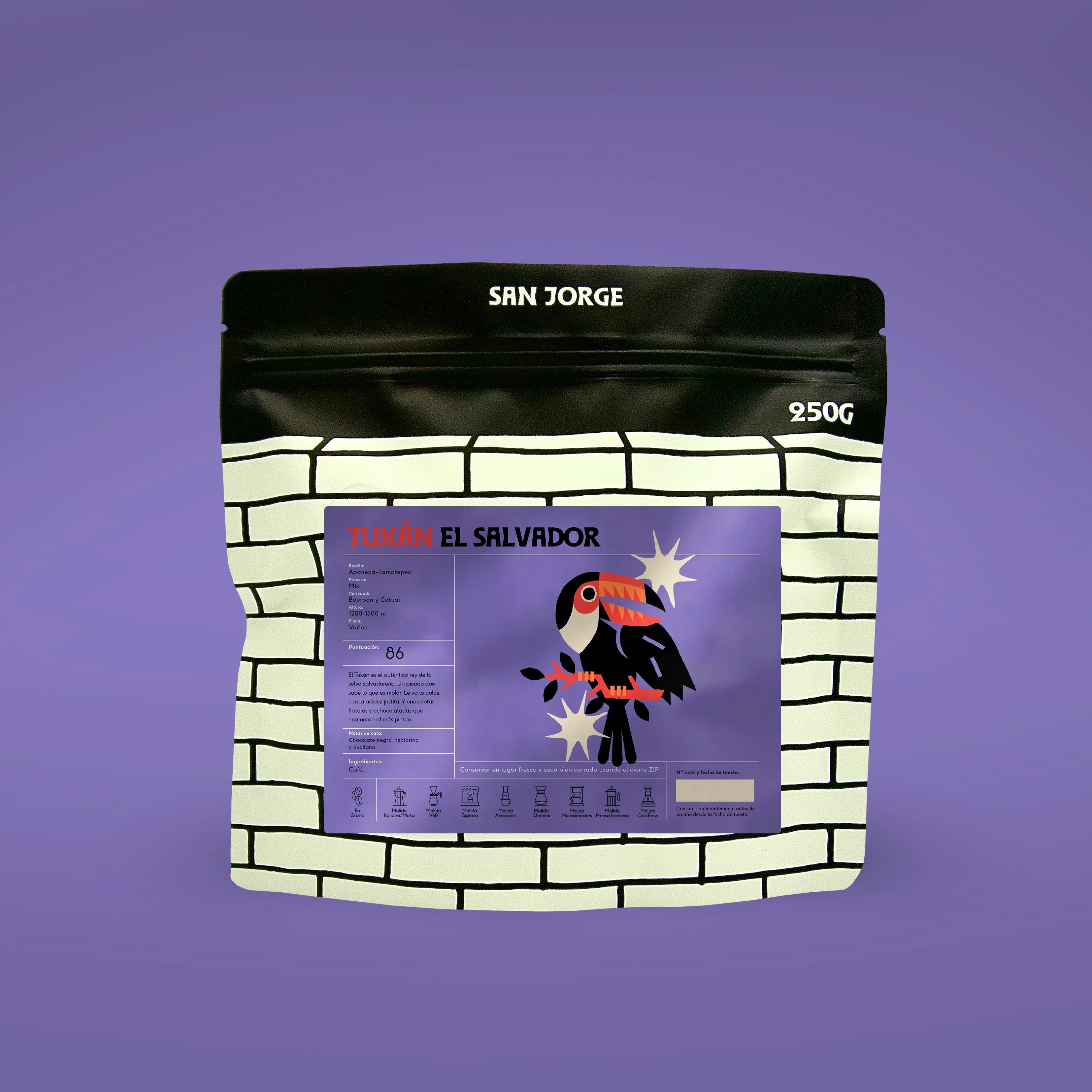 Tukán de El Salvador (250 Gr.)