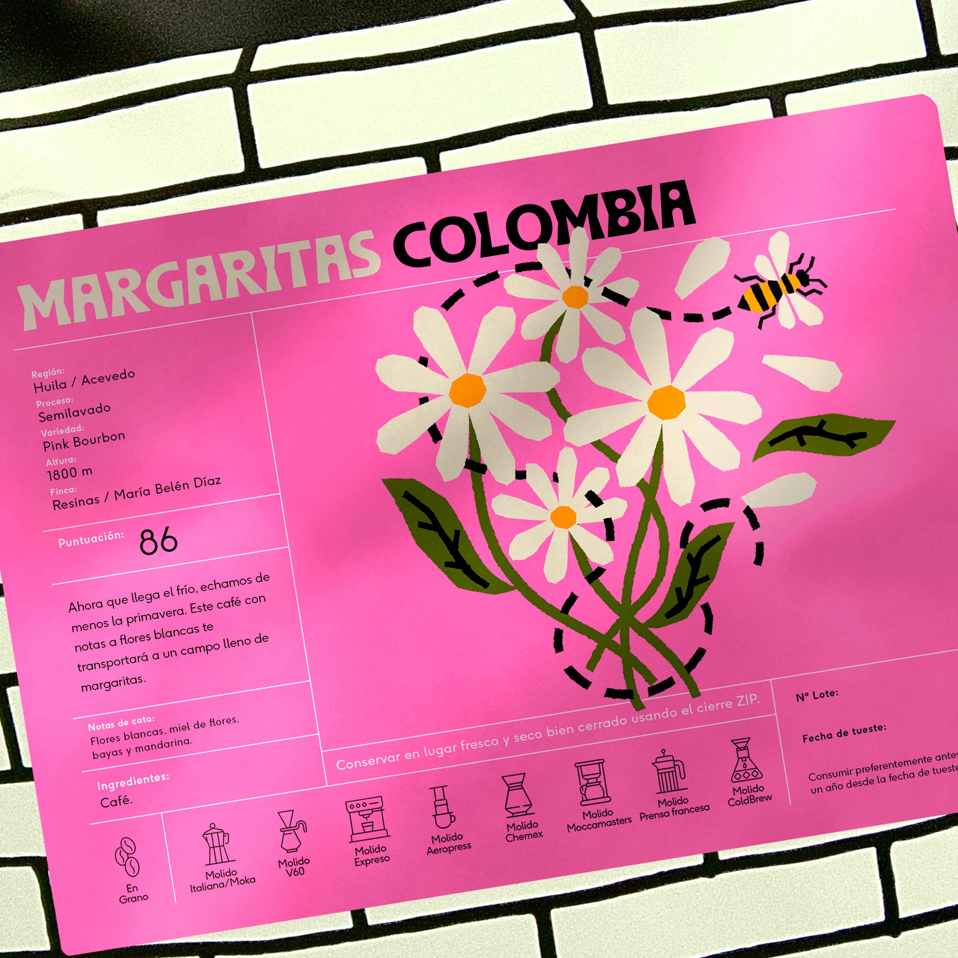 MARGARITAS de COLOMBIA (250 gr.)