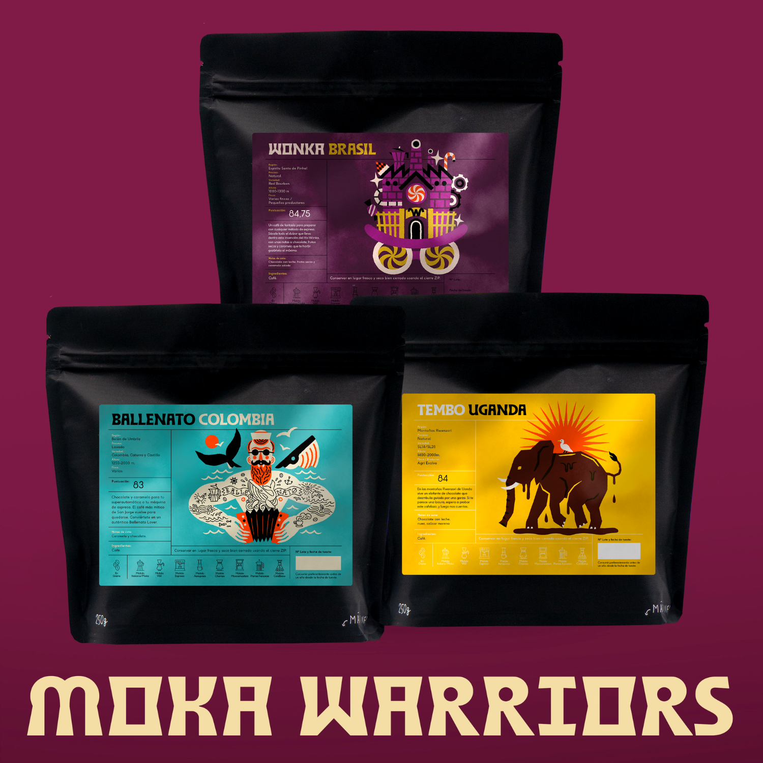 Pack MOKA WARRIORS