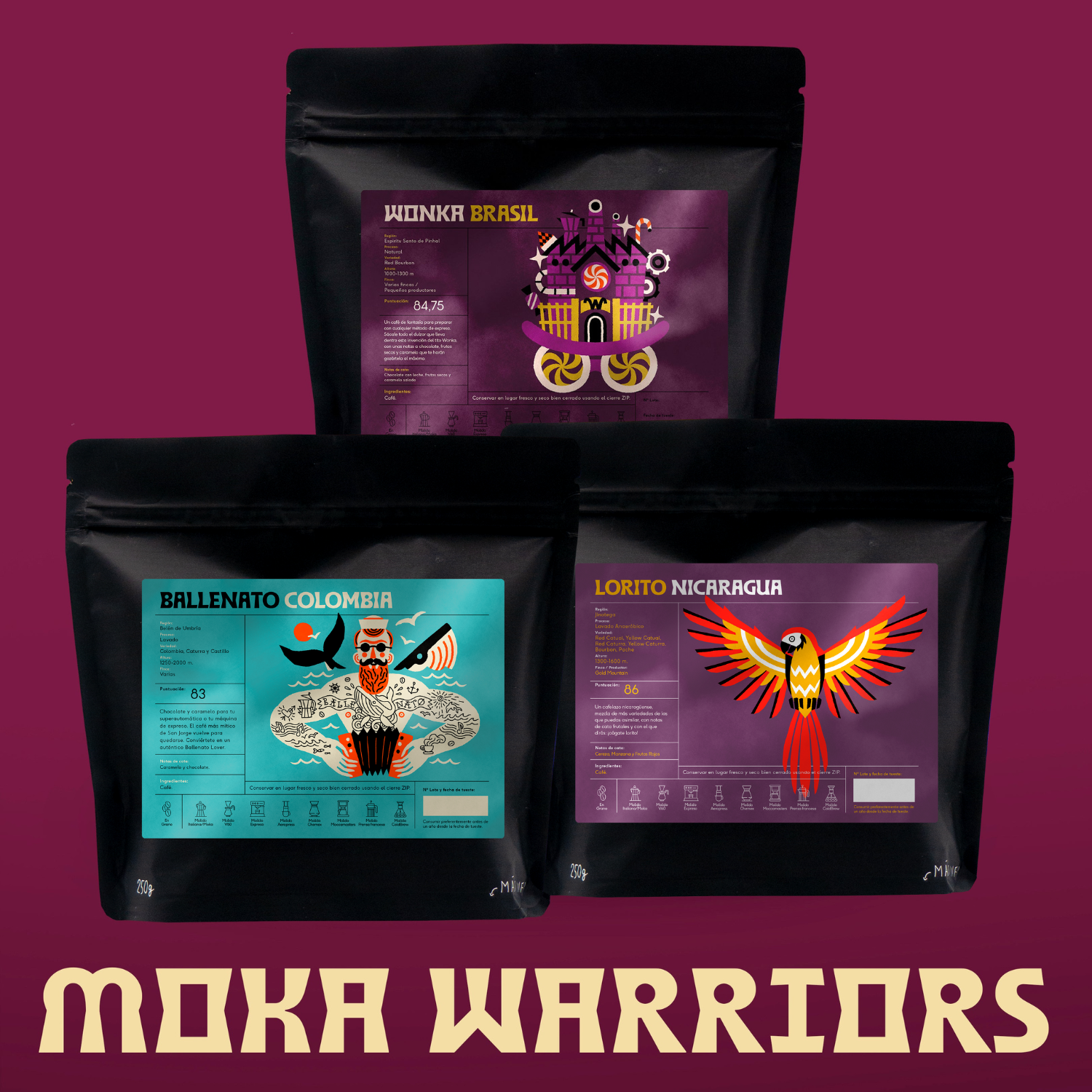 Pack MOKA WARRIORS