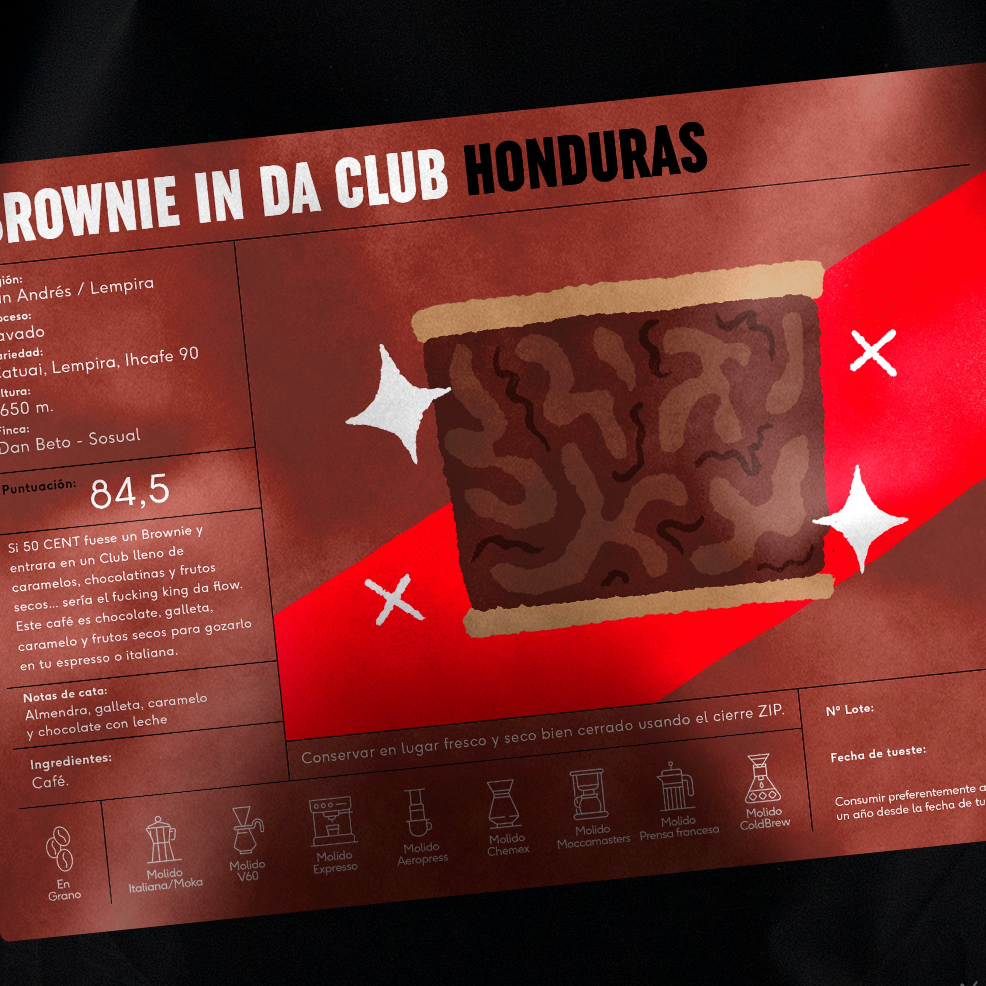 Brownie in Da Club de Honduras